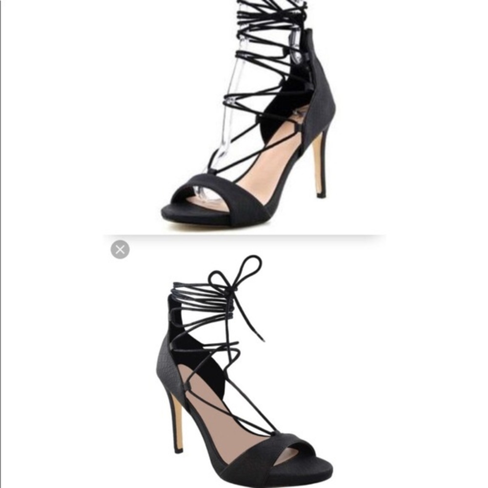 Lace up heels
